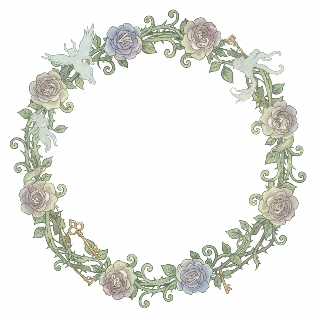 Ghibli-style decorative element for i 181.