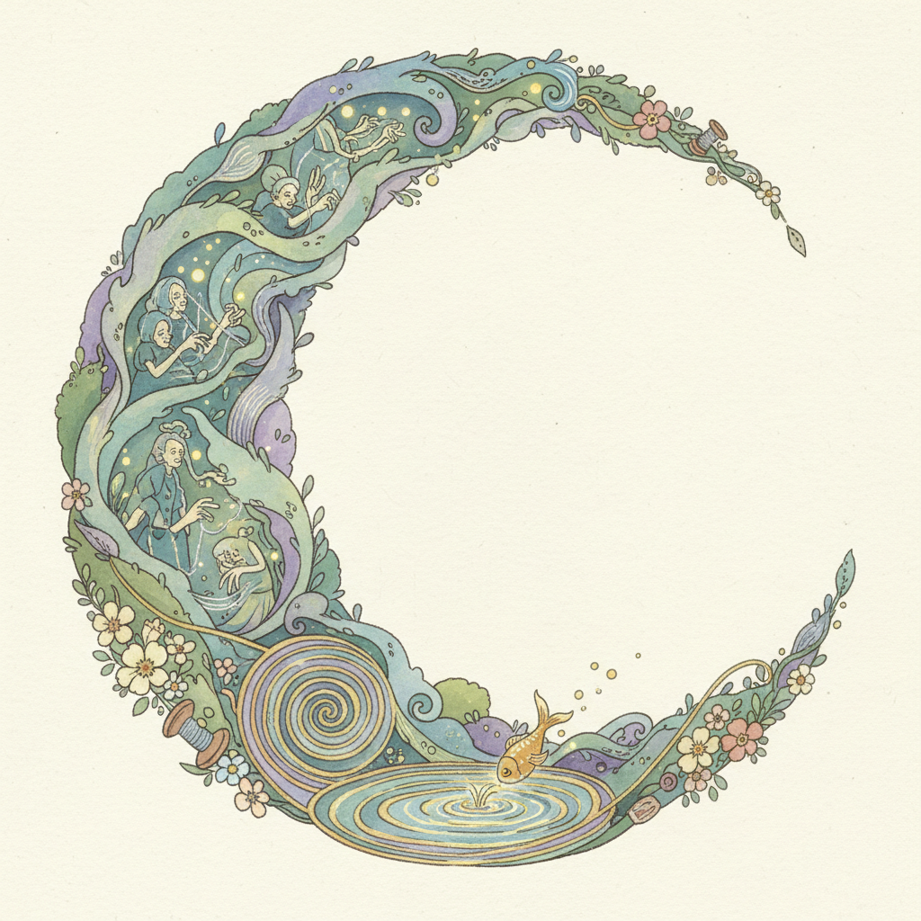 Ghibli-style decorative element for i 229.