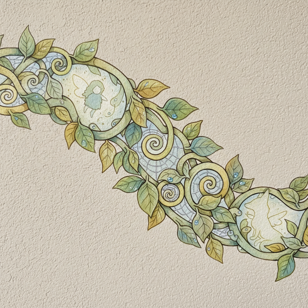 Ghibli-style decorative element for i 281.