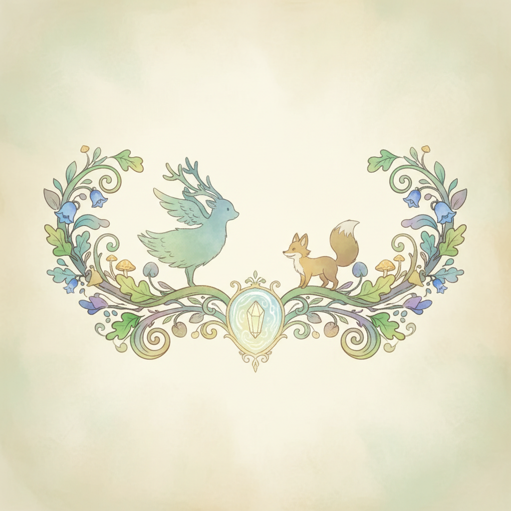 Ghibli-style decorative element for i 386.