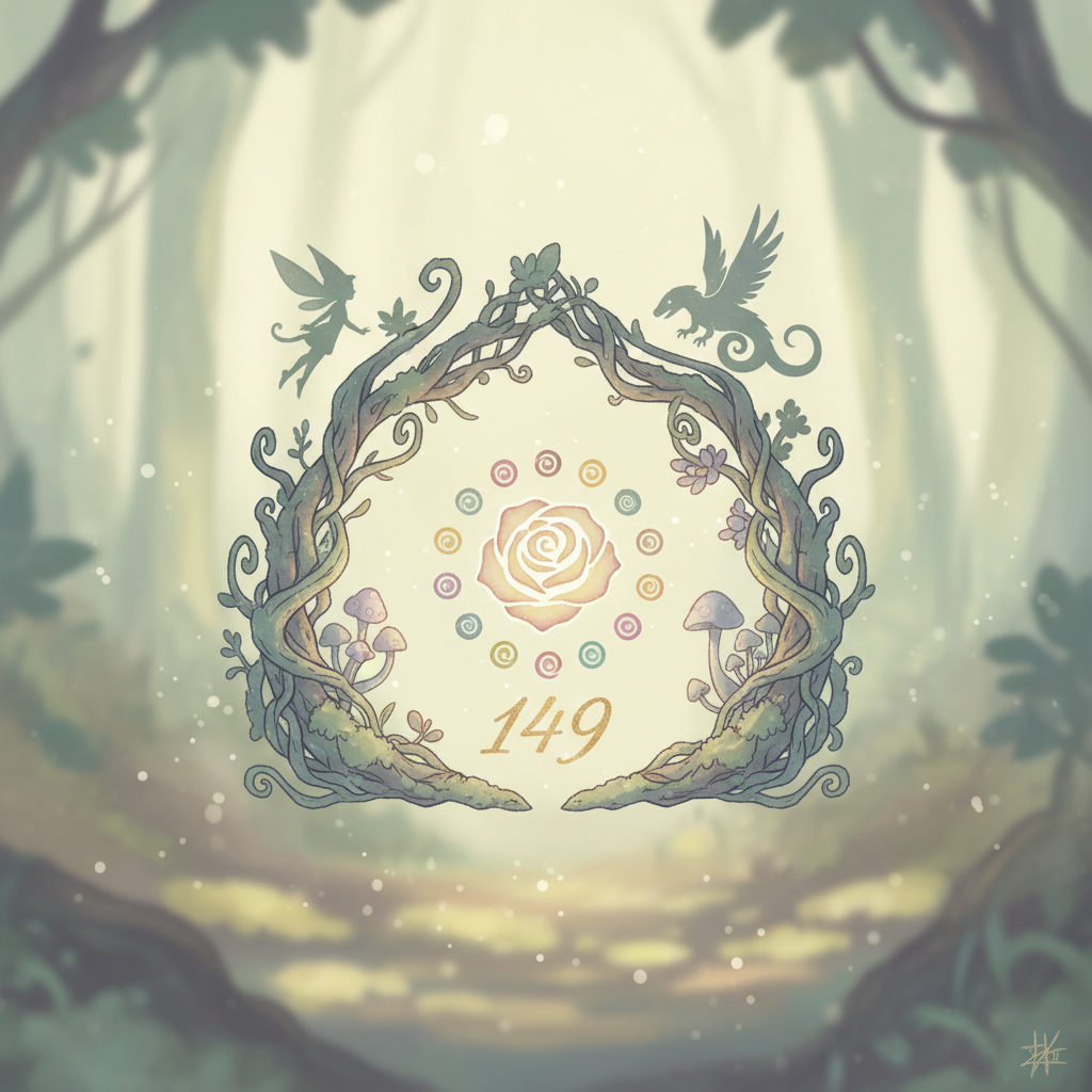 Ghibli-style decorative element for i 091.