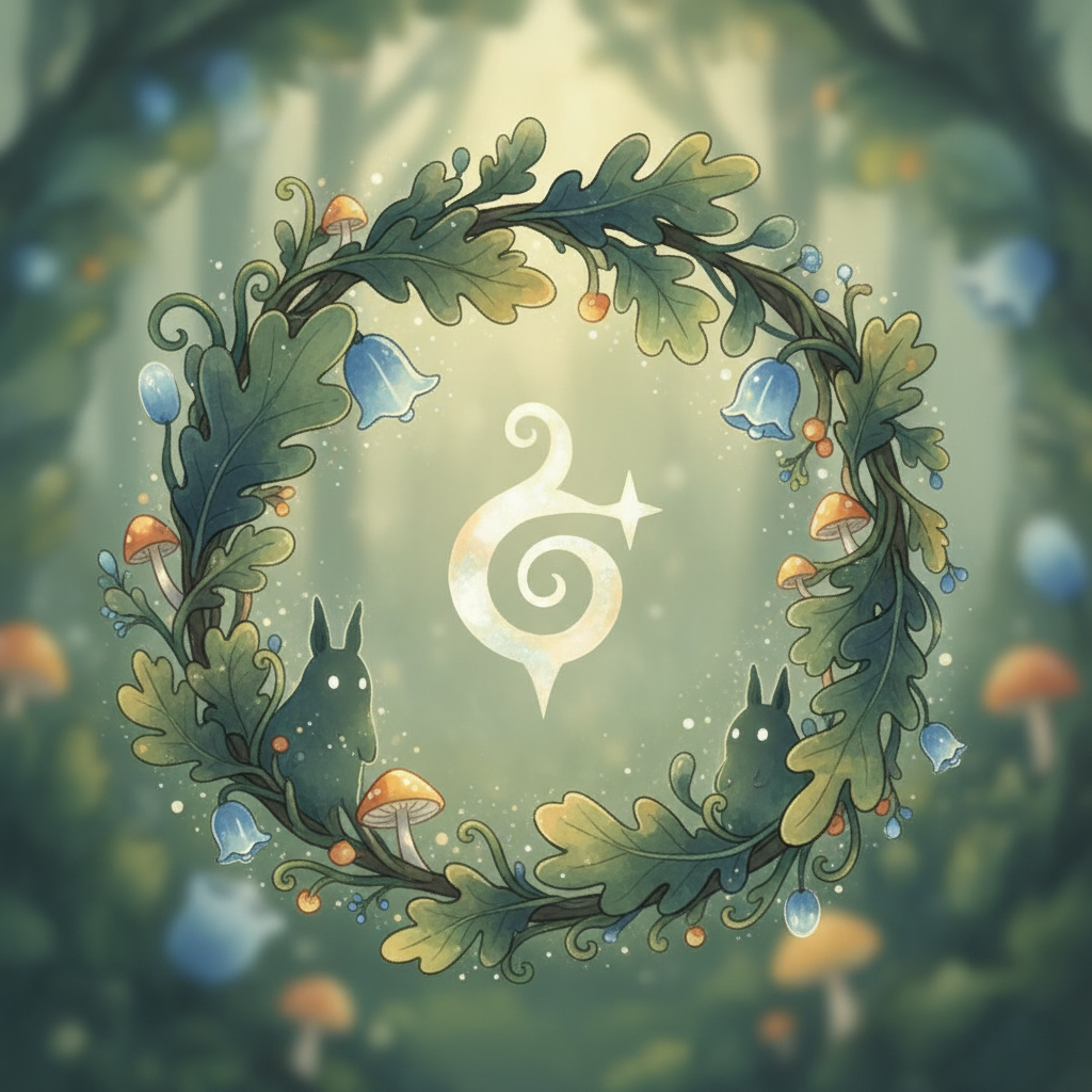 Ghibli-style decorative element for i 312.