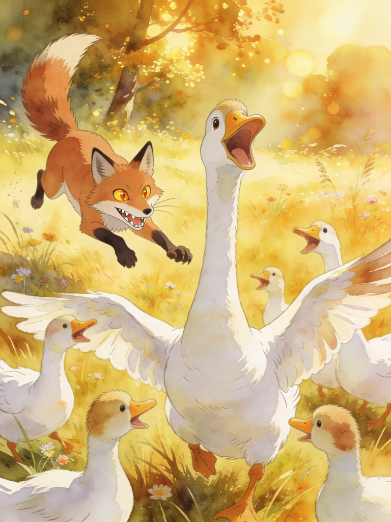 Cover: The Fox and the Geese
