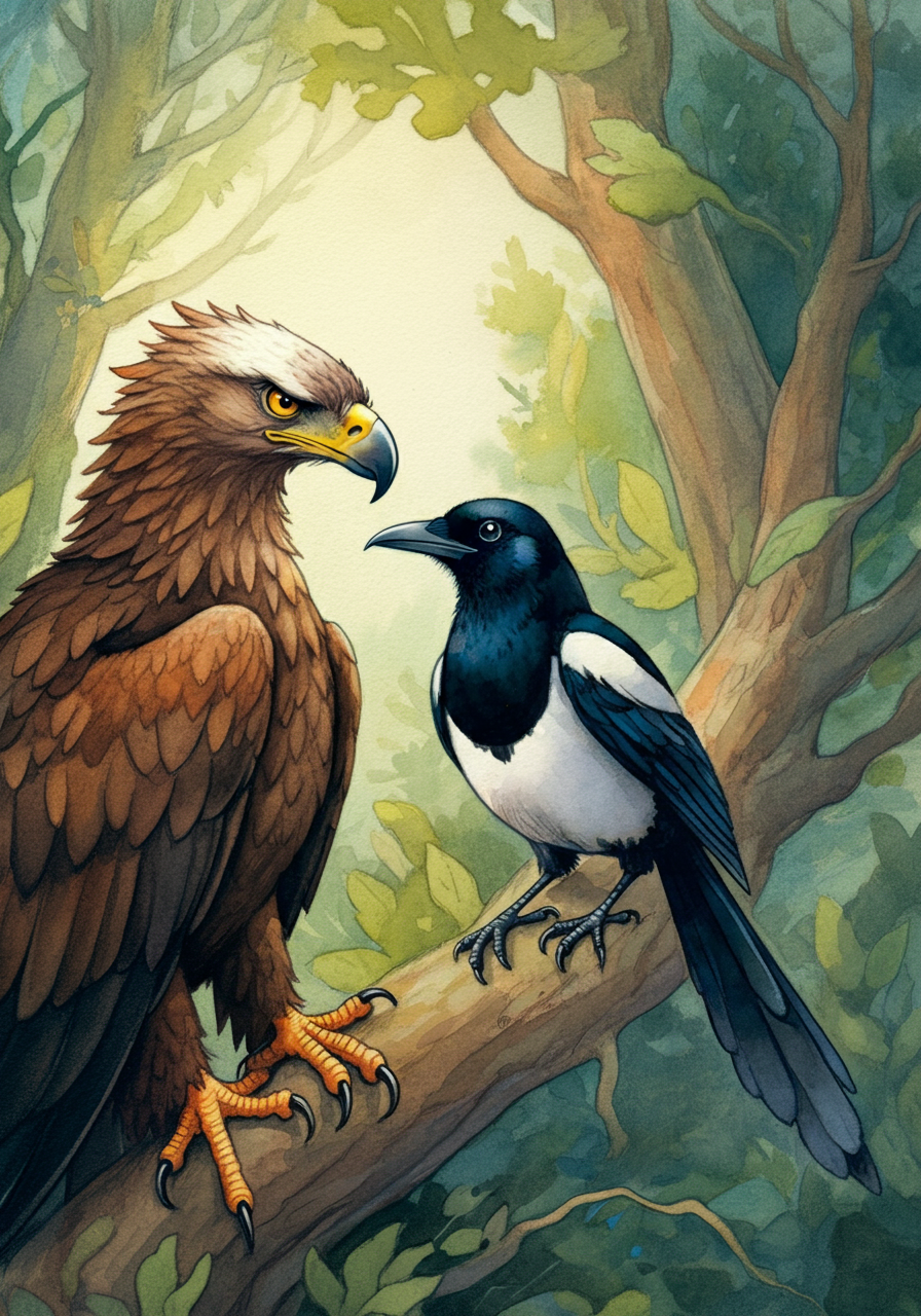 The Eagle and the Magpie