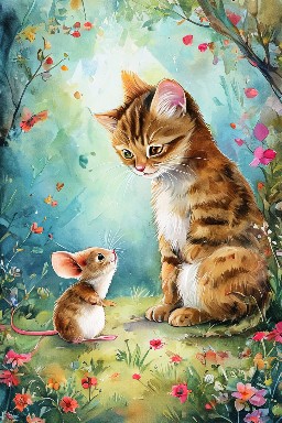 The Old Cat and the Young Mouse