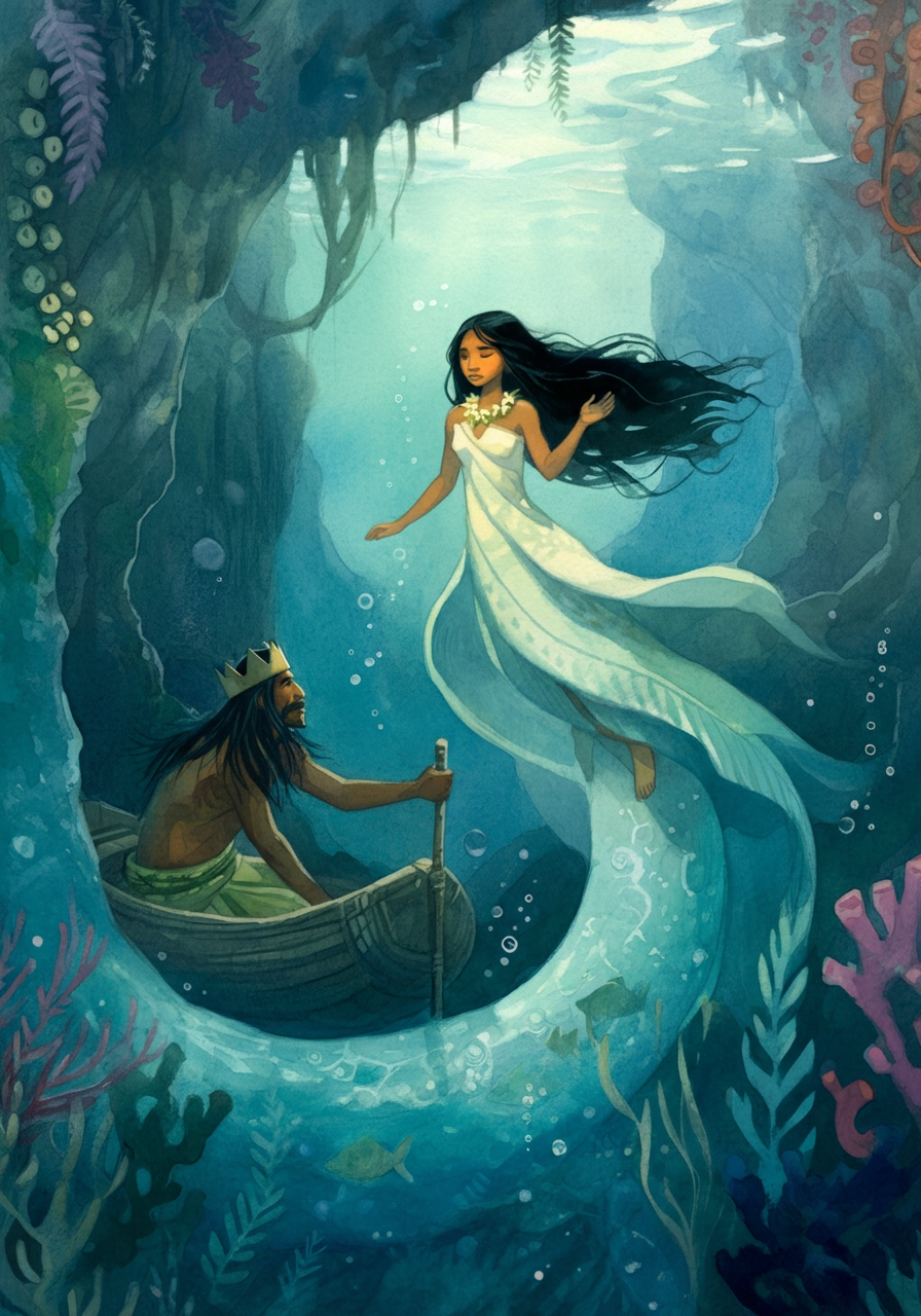 The Woman from Lalo-hana, the Country Under the Sea