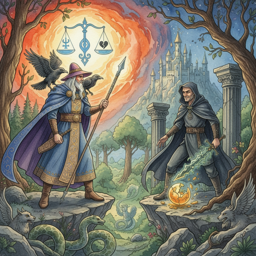 ODIN FACES an EVIL MAN