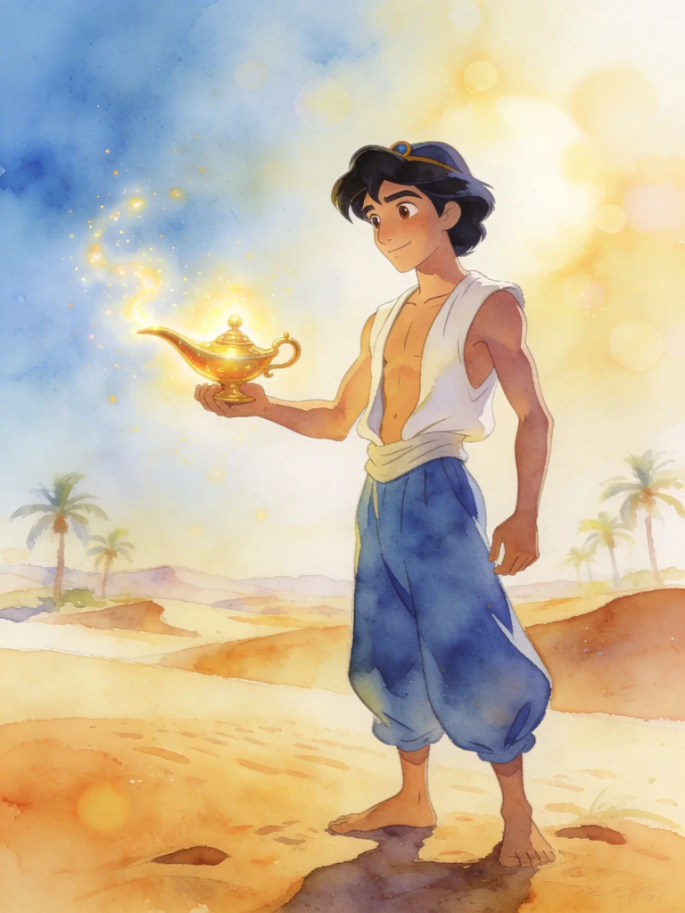 Cover: Aladdin and the Magic Lamp