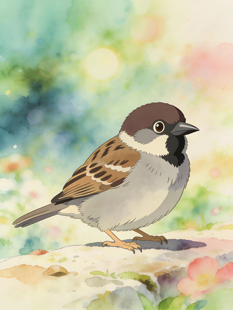 Cover: THE SPARROW and THE BUSH