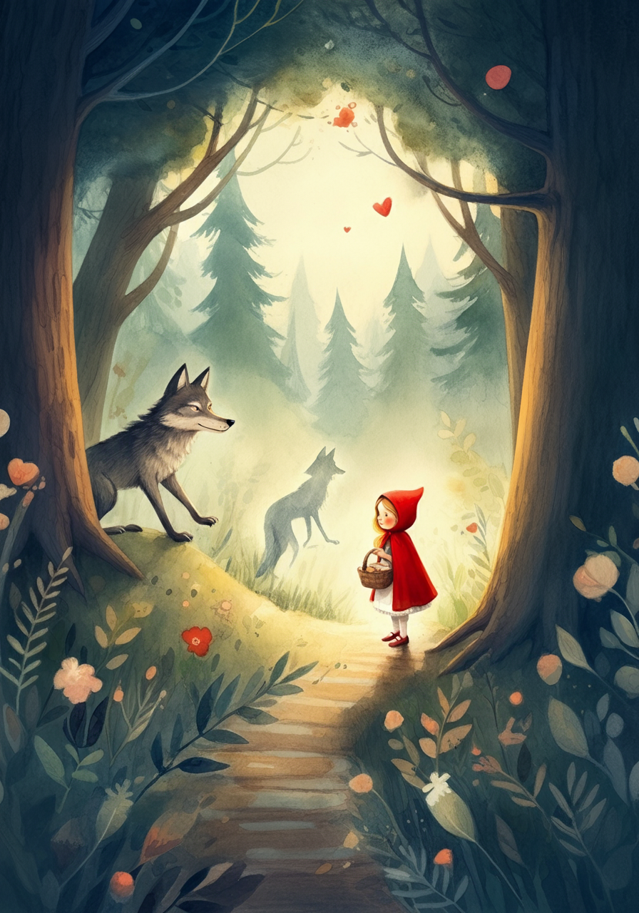 Cover: [LITTLE RED RIDING-HOOD](#contents)