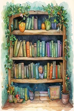 Cover: THE CHILDREN'S BOOKSHELF