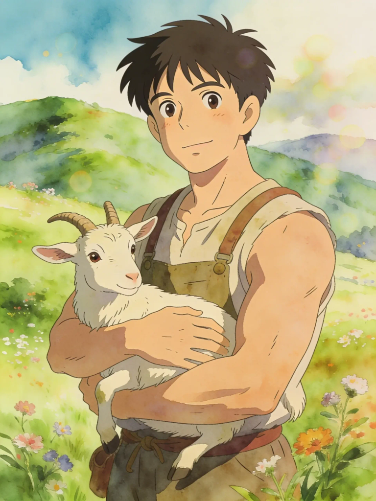 GEORGE with the GOAT