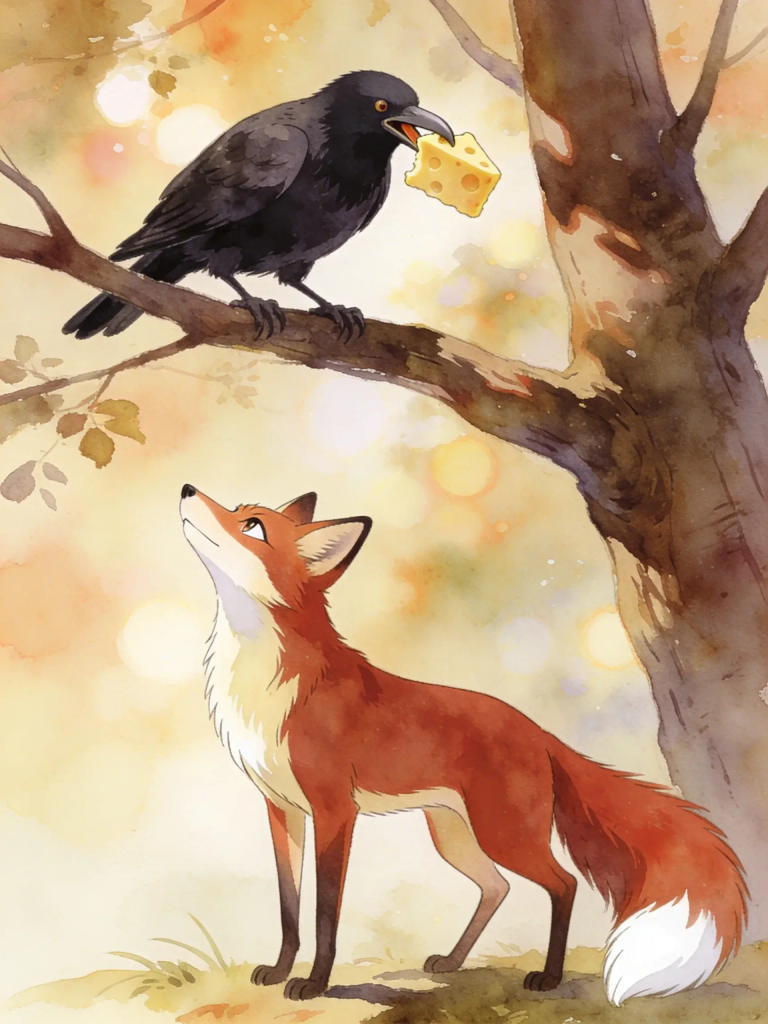 Cover: THE FOX and THE RAVEN