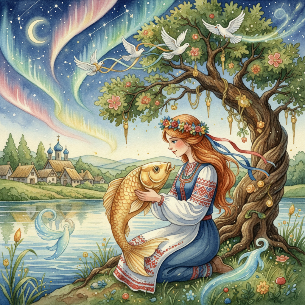 Cover: THE GIRL and THE FISH