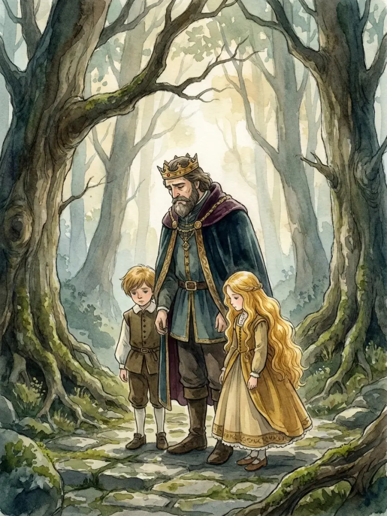 THE GOLDEN-HAIRED TWINS