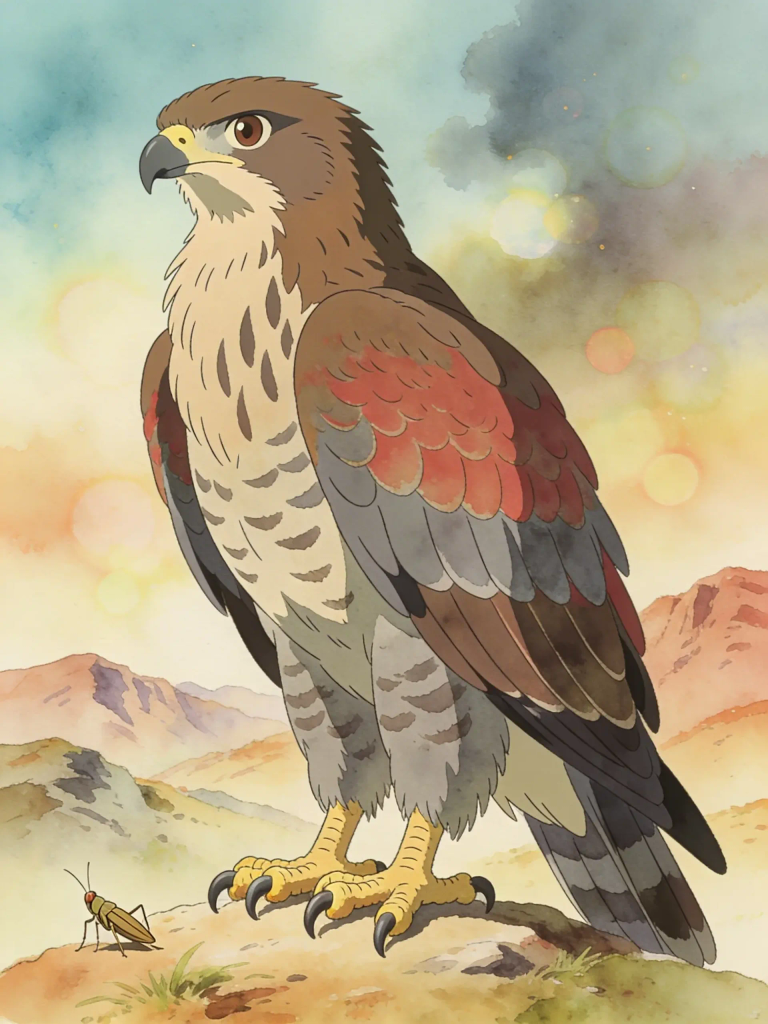 STORY of the HAWK and the LOCUST