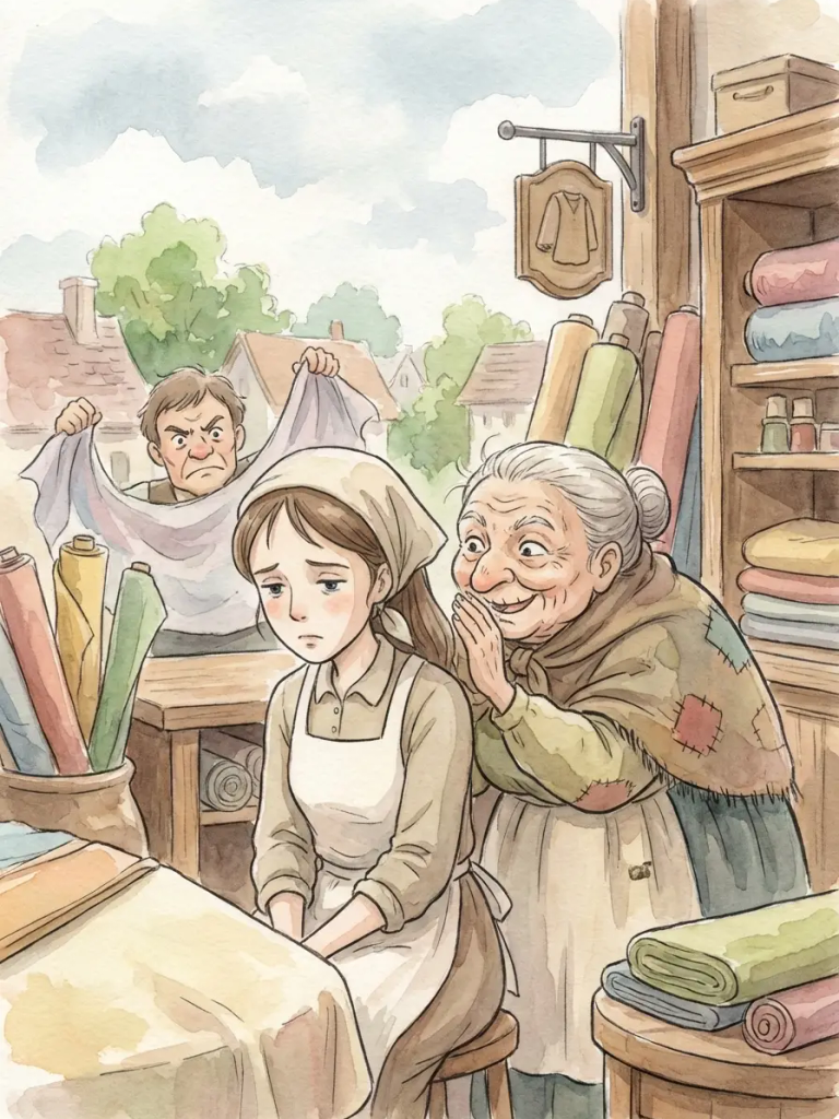 STORY of the OLD WOMAN and the DRAPER'S WIFE