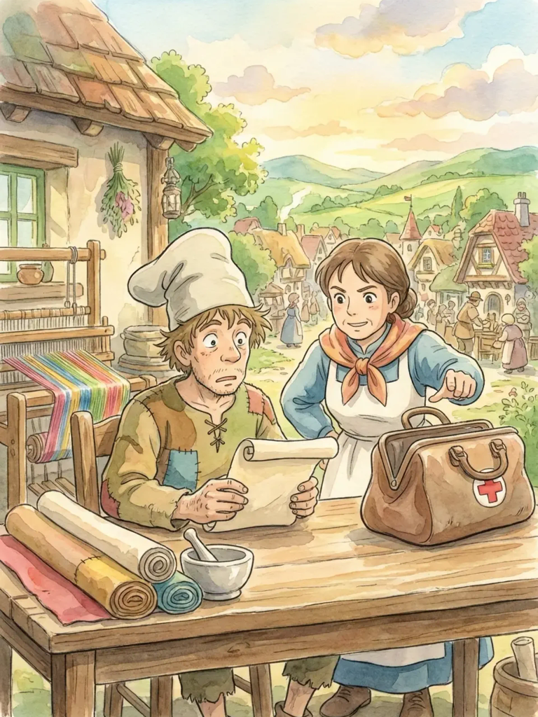 STORY of the WEAVER WHO BECAME a PHYSICIAN by HIS WIFE'S COMMANDMENT