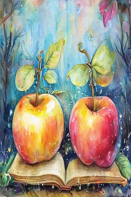 Cover: THE THREE APPLES