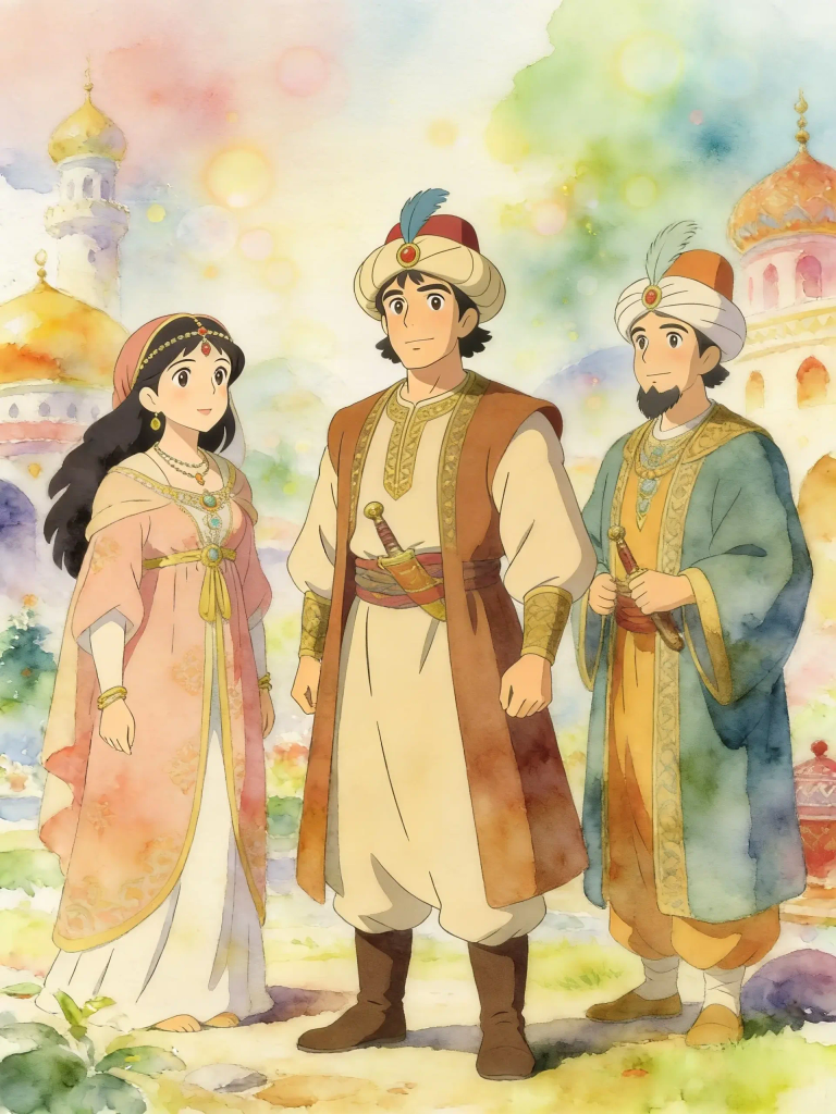 ISAAC of MOSUL'S STORY of the LADY KHEDIJEH and the KHALIF MAMOUN