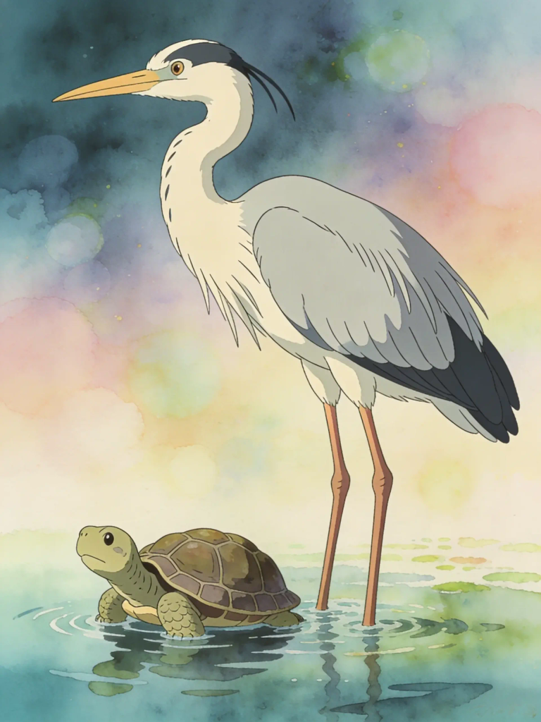 THE WATER-FOWL and THE TORTOISE