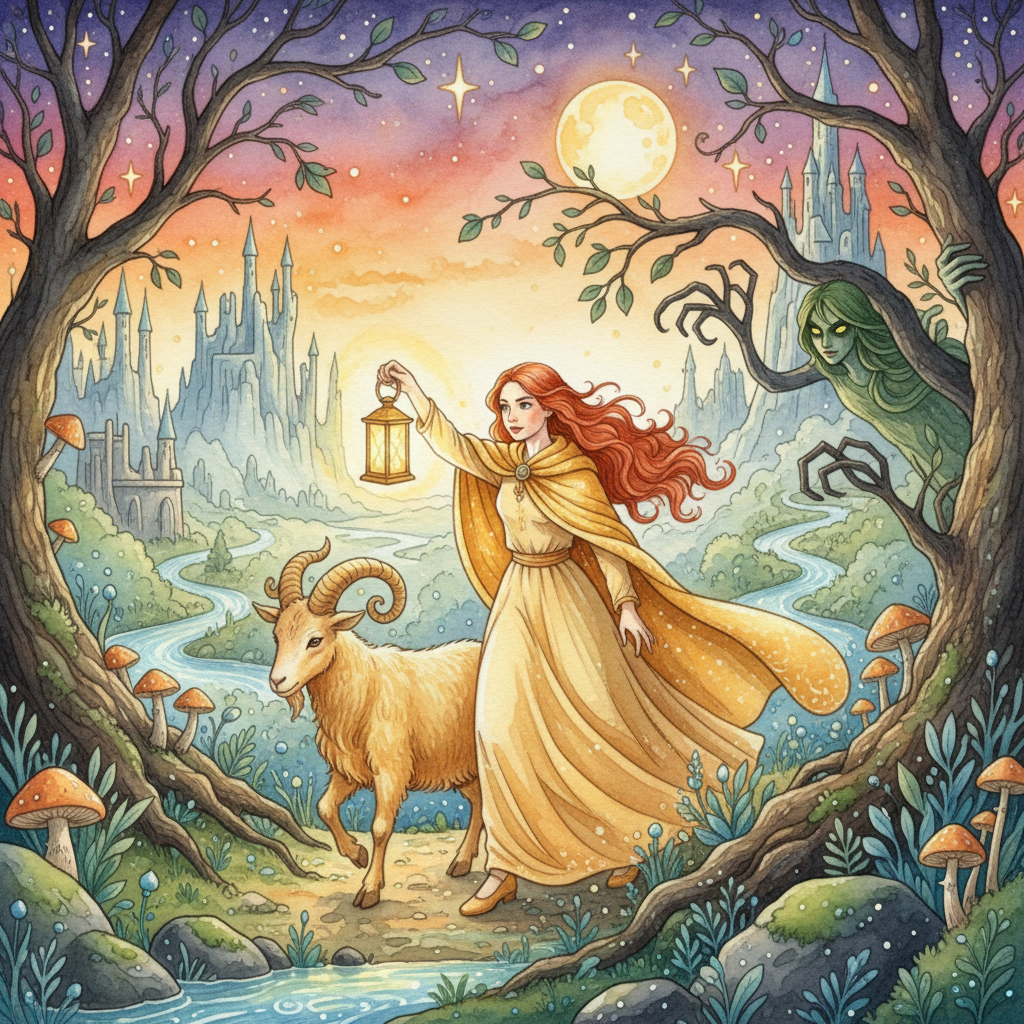 The Golden Lantern, Golden Goat, and Golden Cloak