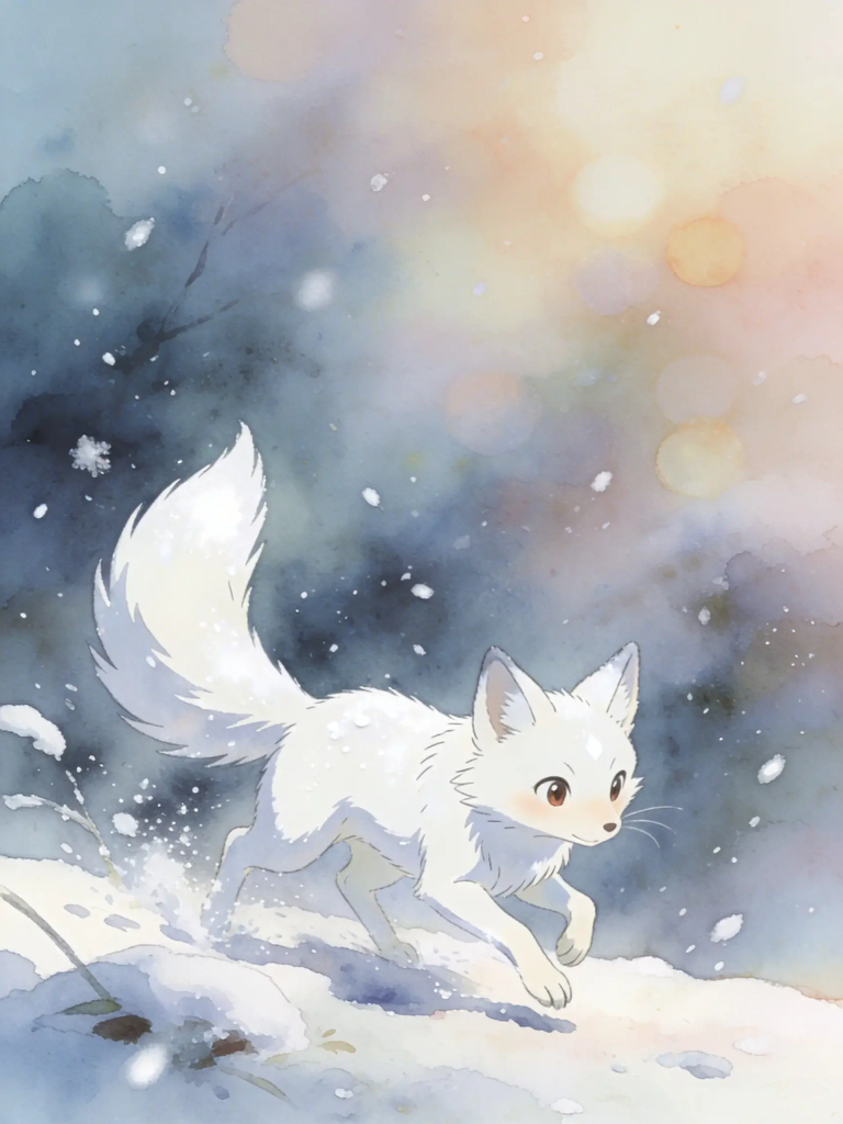 THE LOVE of THE SNOW-WHITE FOX