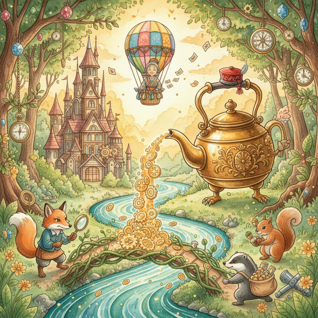 THE ACCOMPLISHED and LUCKY TEAKETTLE