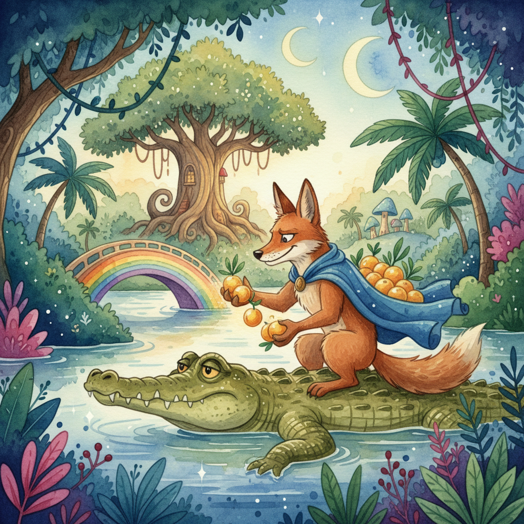 THE JACKAL and THE CROCODILE