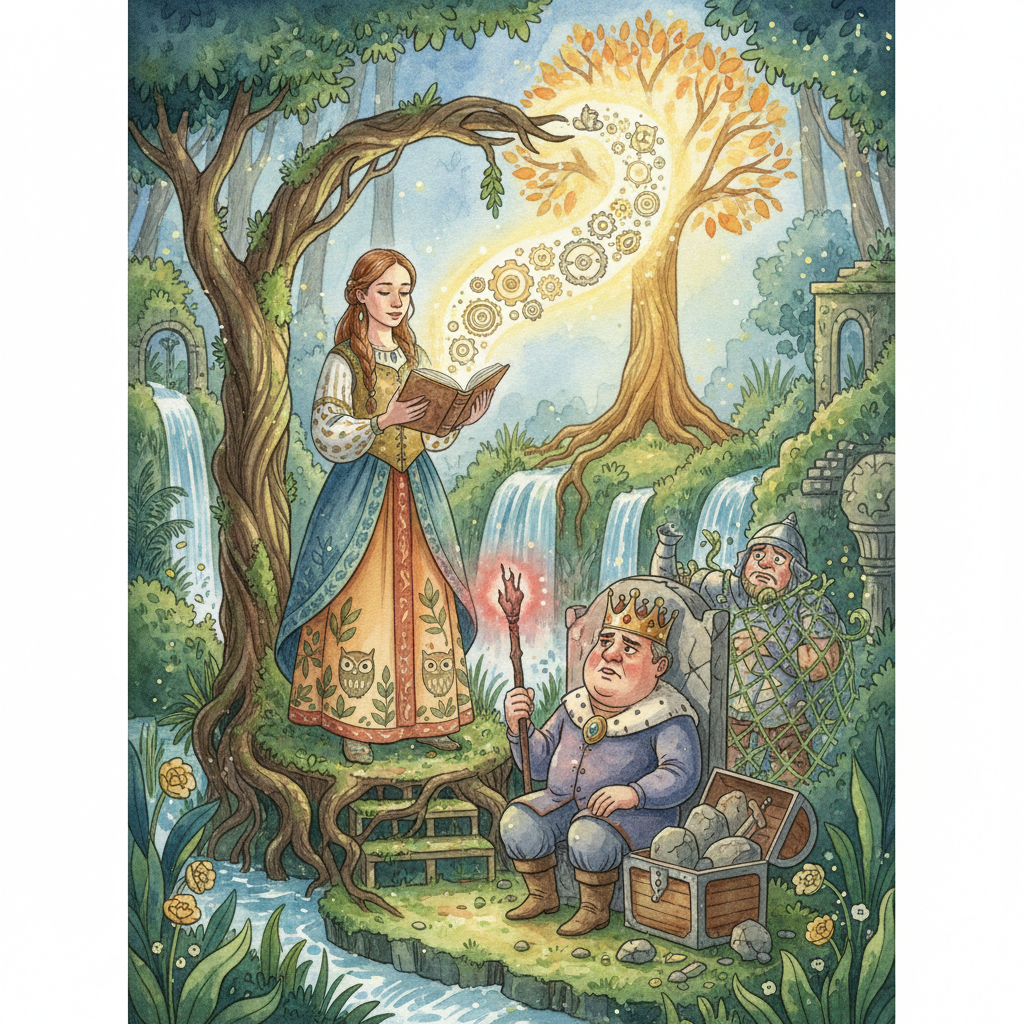 THE MAIDEN WHO WAS WISER THAN THE KING