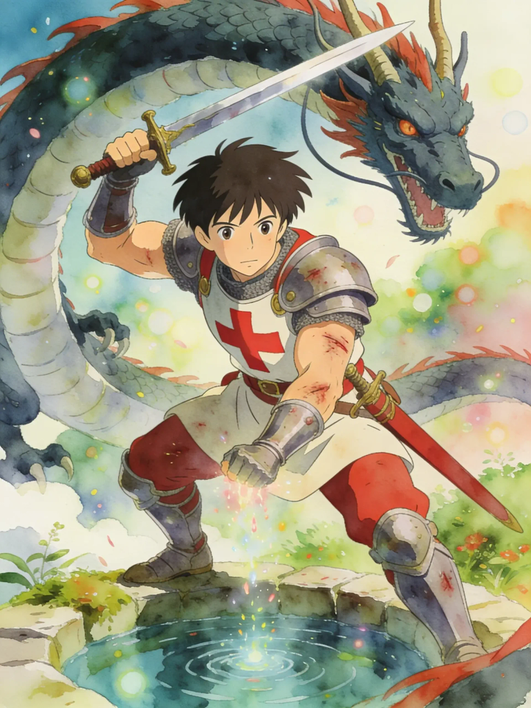 HOW the RED CROSS KNIGHT SLEW the DRAGON