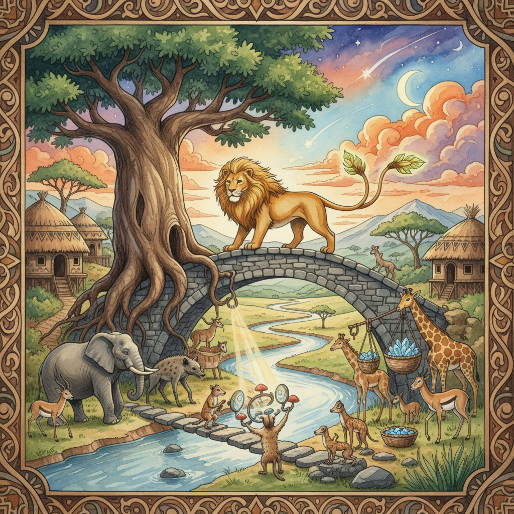 Cover: THE SPLIT TAILED LION