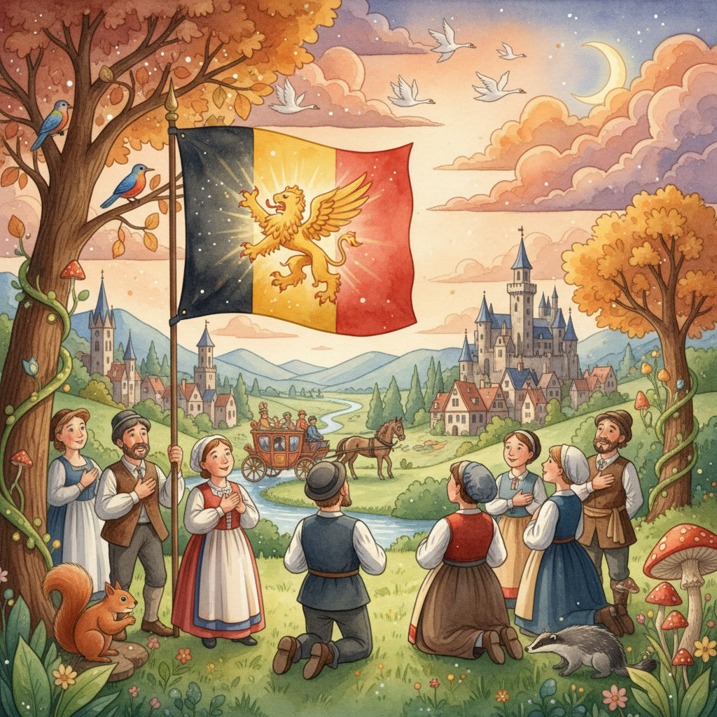 Which Tells of the People, Scenery and Animals in Belgium