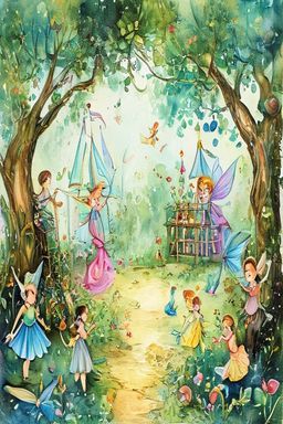 Cover: THE FAIRIES and THEIR PLAYGROUND
