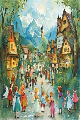 Cover: THE SWISS FAIRIES in TOWN MEETING