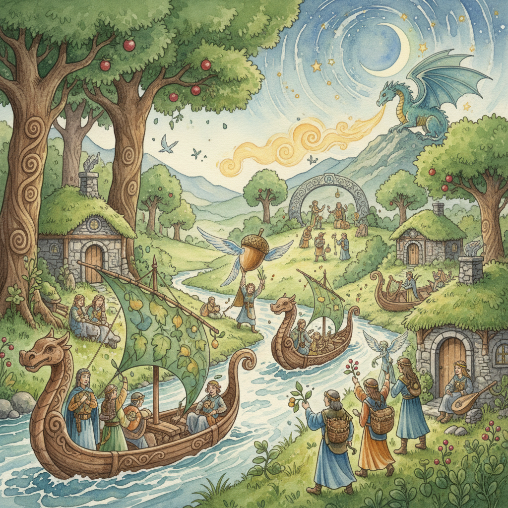 Cover: HOW the CYMRY LAND BECAME INHABITED