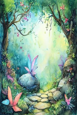 Cover: THE TREASURE STONE of THE FAIRIES