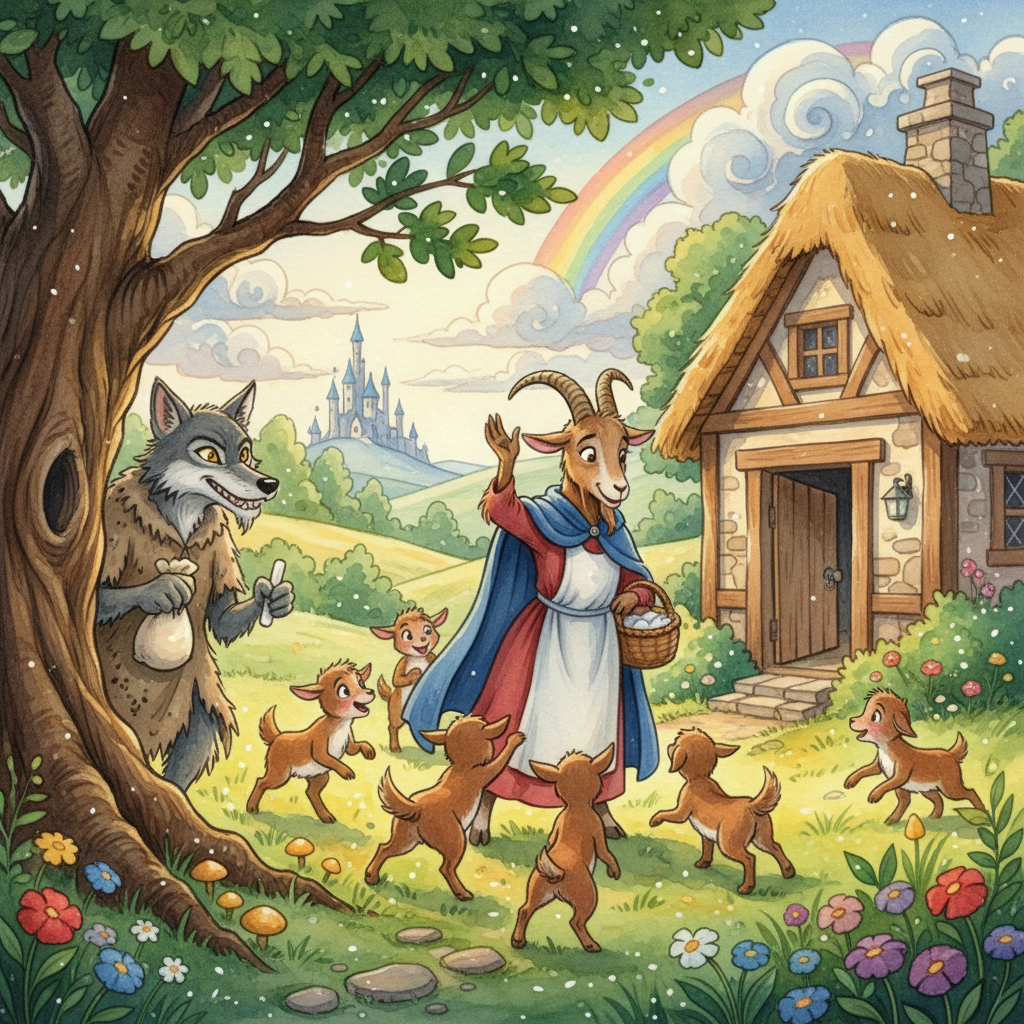 Cover: Les Huit Chevreaux