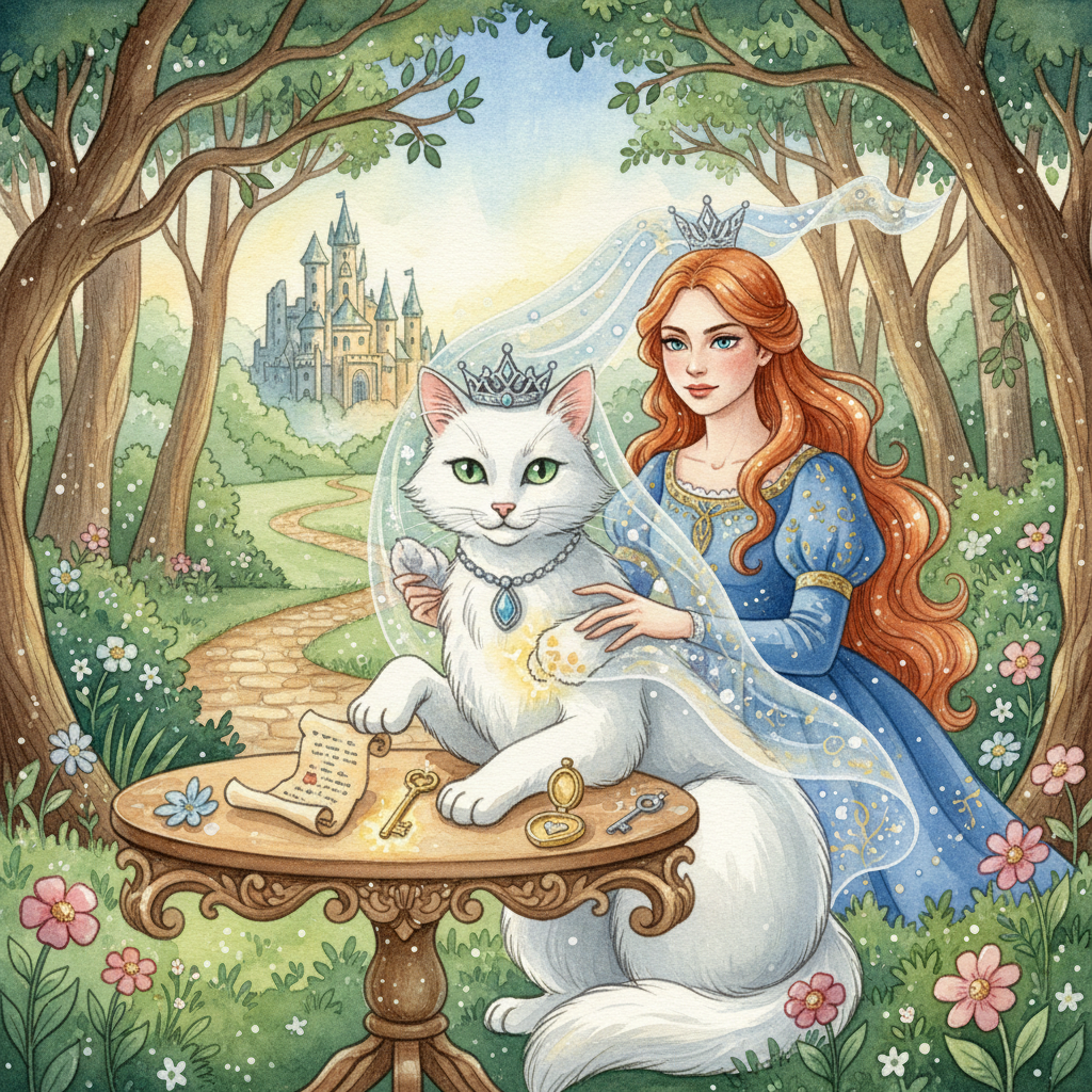 Cover: [La Chatte Blanche](#table)