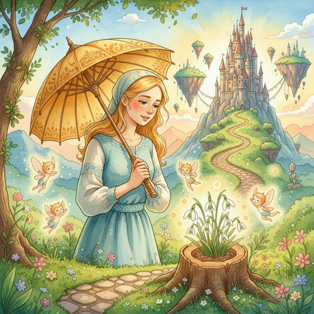 Cover: DE PRINSESSE MEI ’T GOUDEN PARRESOLTSJE