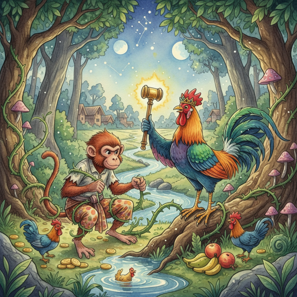 Cover: Kisah Kera Dan Ayam